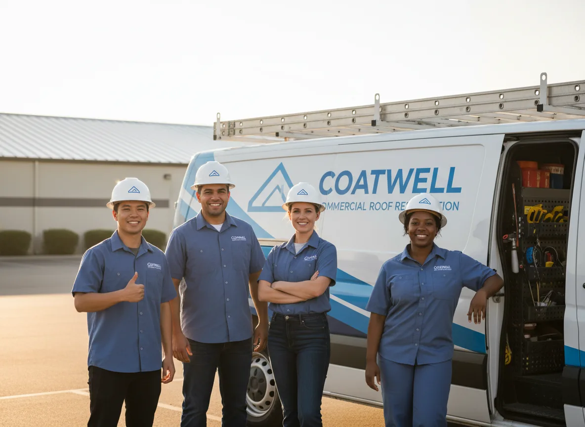 Commercial roof coating company in Sheldon, IL